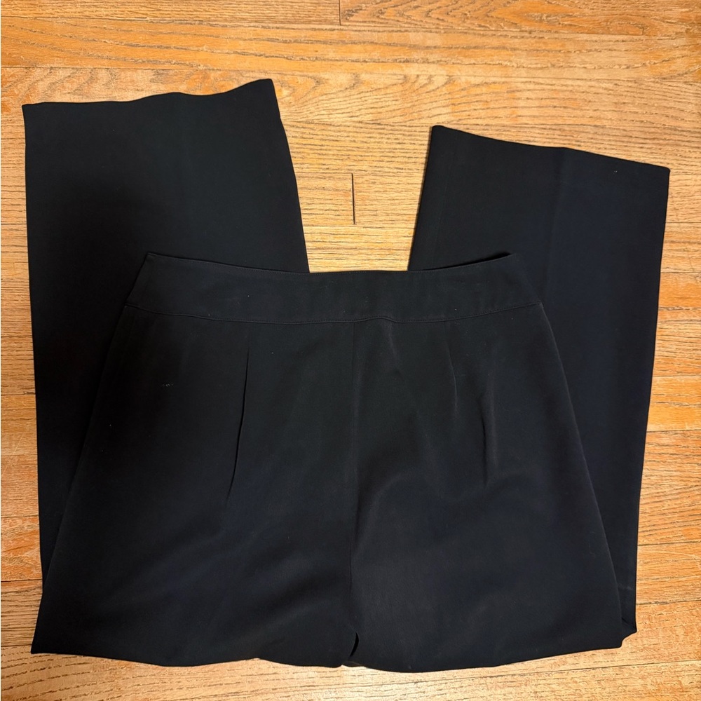 Women's Black Wide-Leg Pants Andre Oliver Size 10 - Picture 7 of 8